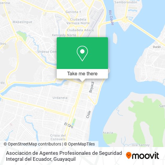 Asociación de Agentes Profesionales de Seguridad Integral del Ecuador map