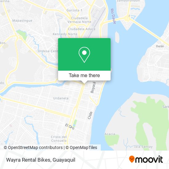 Wayra Rental Bikes map