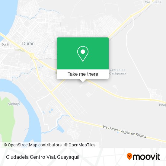 Ciudadela Centro Vial map