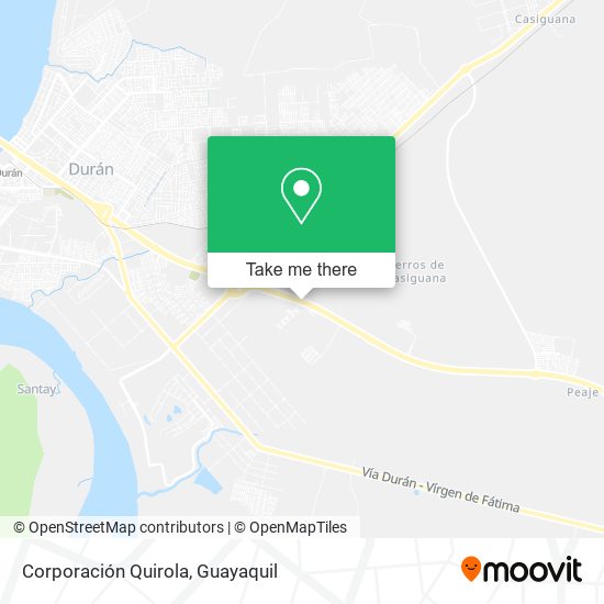 Mapa de Corporación Quirola