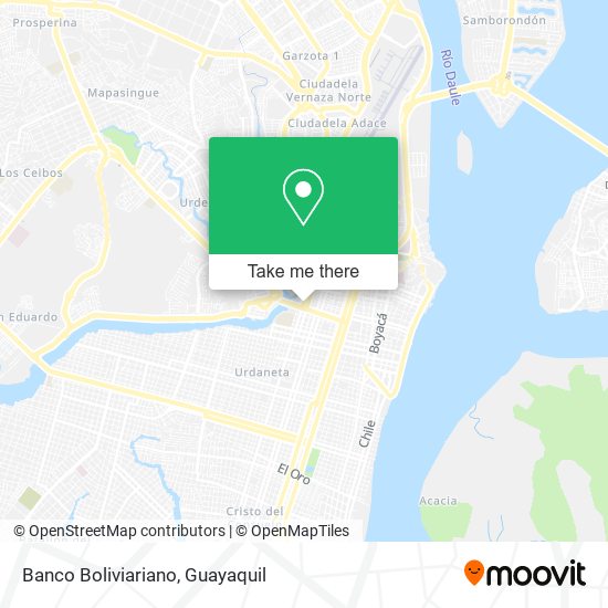 Mapa de Banco Boliviariano