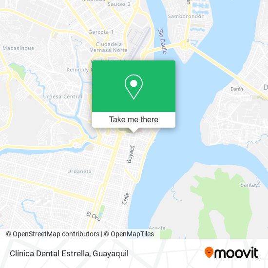 Mapa de Clínica Dental Estrella