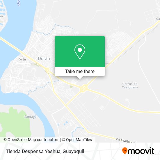 Mapa de Tienda Despensa Yeshua