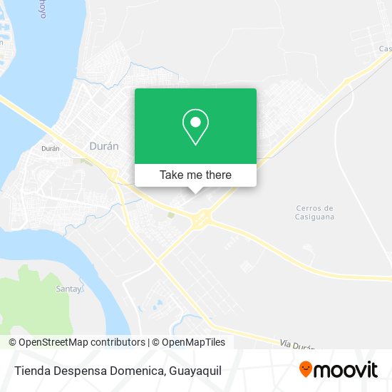 Mapa de Tienda Despensa Domenica