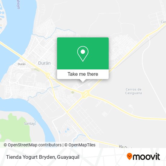 Tienda Yogurt Bryden map