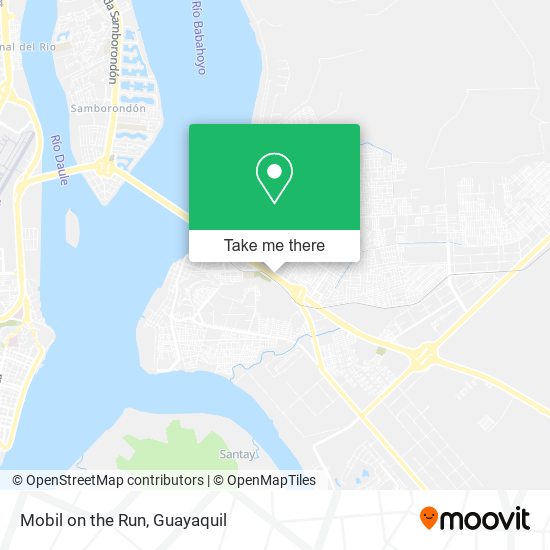 Mobil on the Run map