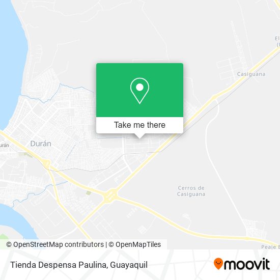 Mapa de Tienda Despensa Paulina
