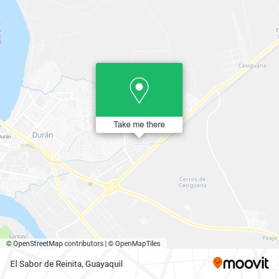 Mapa de El Sabor de Reinita