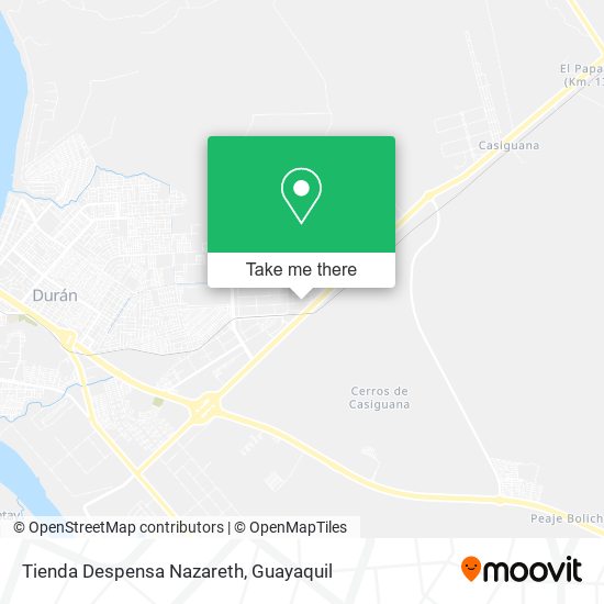 Tienda Despensa Nazareth map