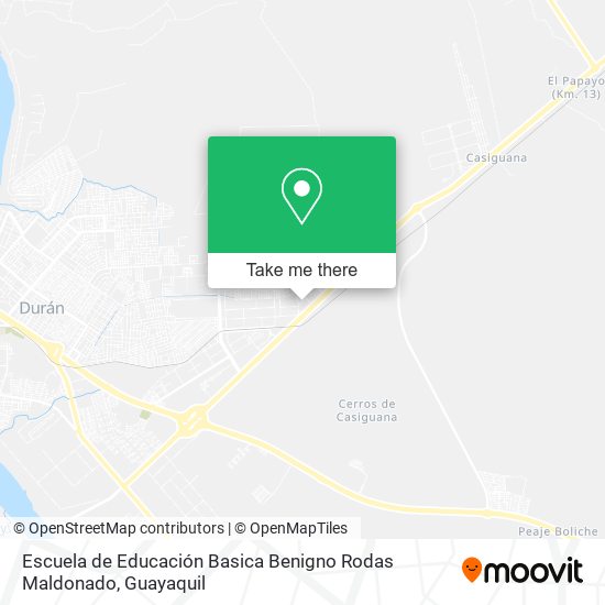 Escuela de Educación Basica Benigno Rodas Maldonado map