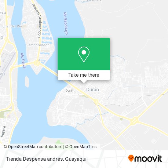 Tienda Despensa andrés map