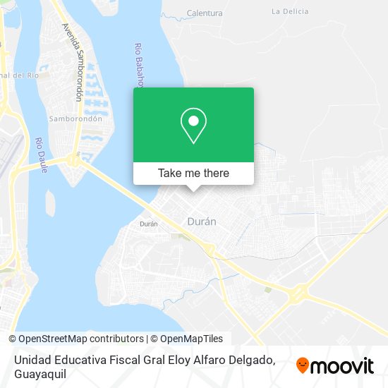 Mapa de Unidad Educativa Fiscal Gral Eloy Alfaro Delgado