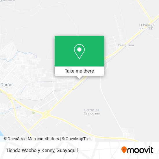 Tienda Wacho y Kenny map