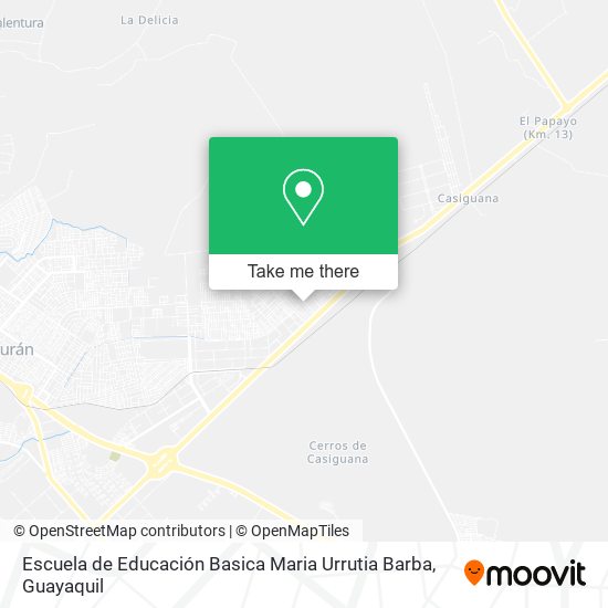 Escuela de Educación Basica Maria Urrutia Barba map