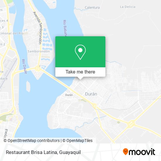 Mapa de Restaurant Brisa Latina