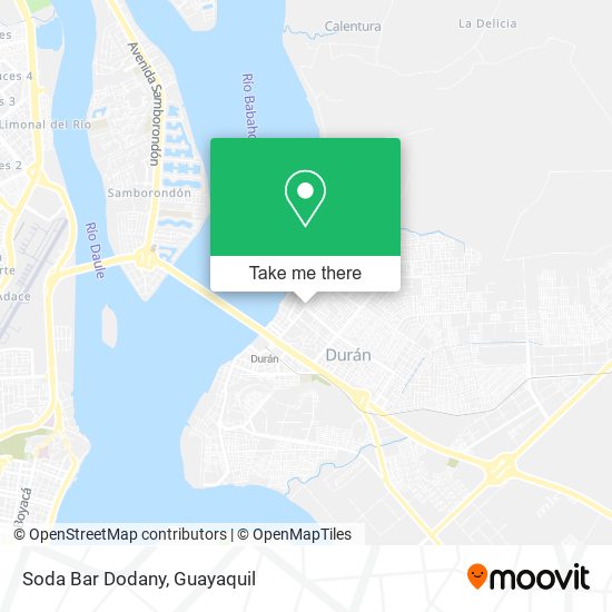 Mapa de Soda Bar Dodany