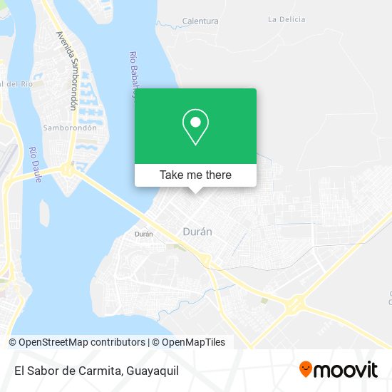 El Sabor de Carmita map