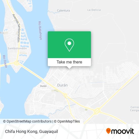 Mapa de Chifa Hong Kong