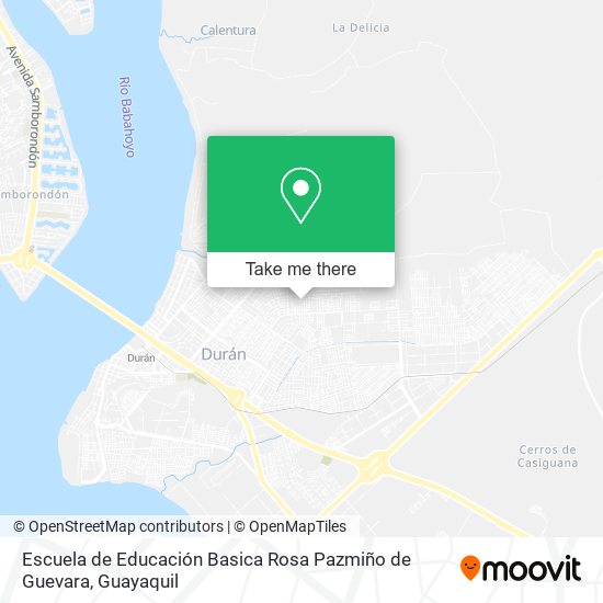 Escuela de Educación Basica Rosa Pazmiño de Guevara map