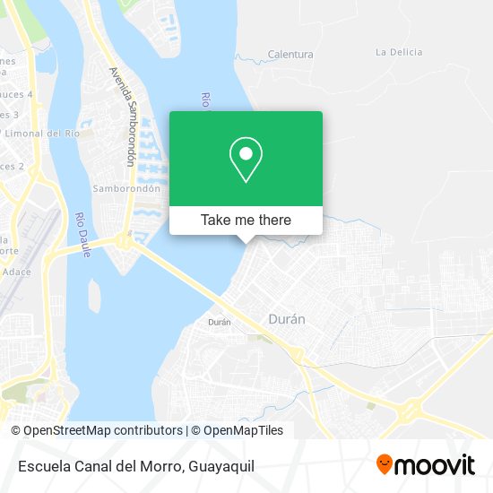 Escuela Canal del Morro map