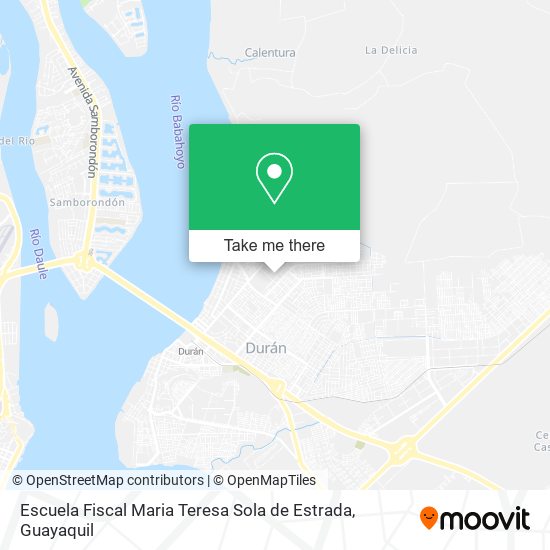 Mapa de Escuela Fiscal Maria Teresa Sola de Estrada