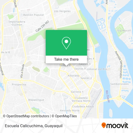 Escuela Calicuchima map