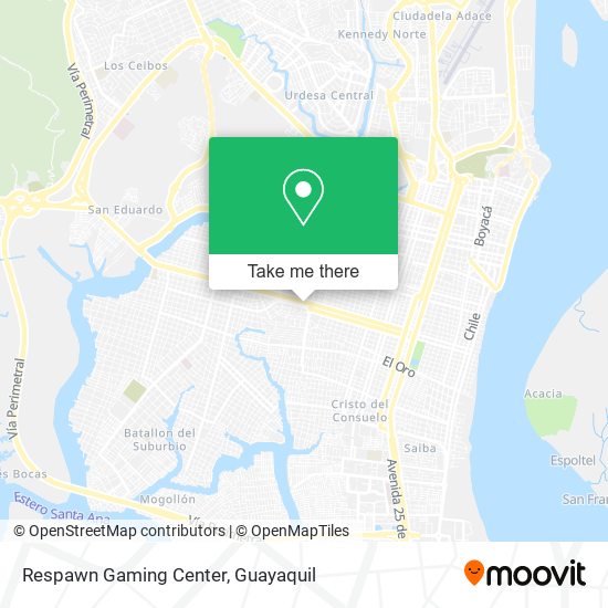 Respawn Gaming Center map