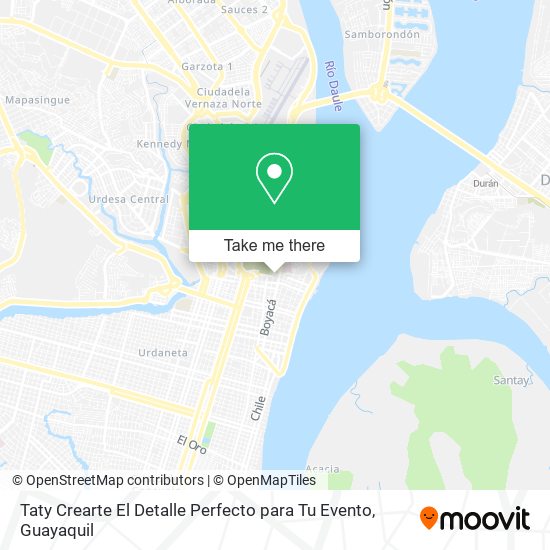 Taty Crearte El Detalle Perfecto para Tu Evento map