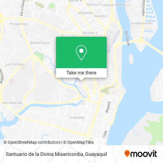 Mapa de Santuario de la Divina Misericordia