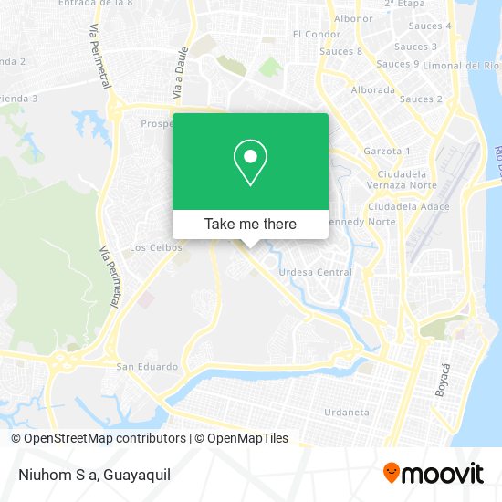 Mapa de Niuhom S a