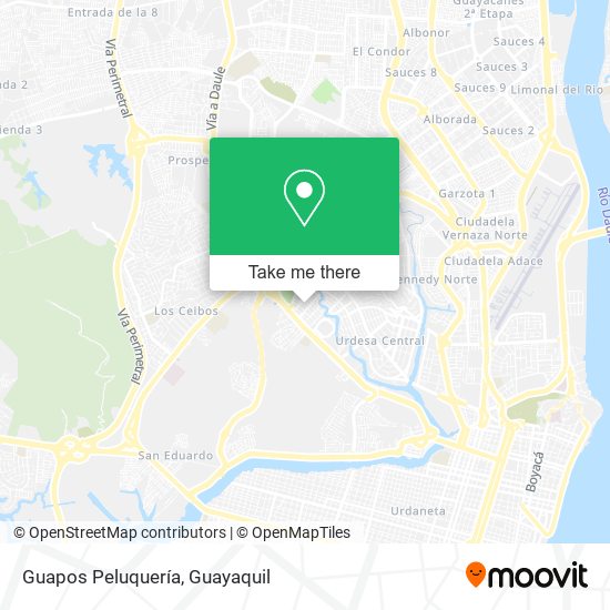 Guapos Peluquería map