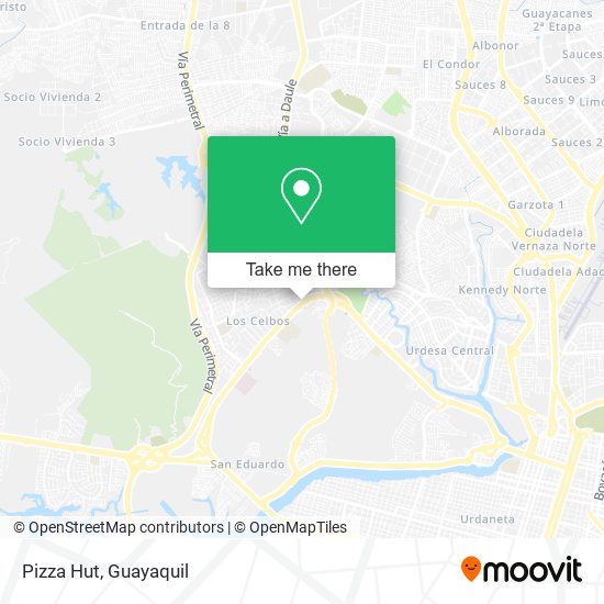 Mapa de Pizza Hut