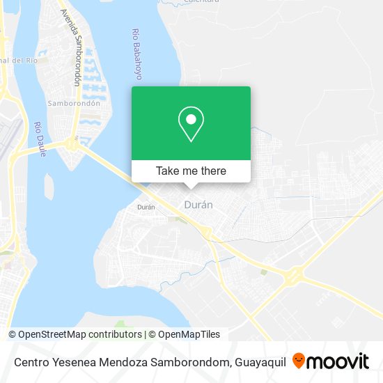 Centro Yesenea Mendoza Samborondom map