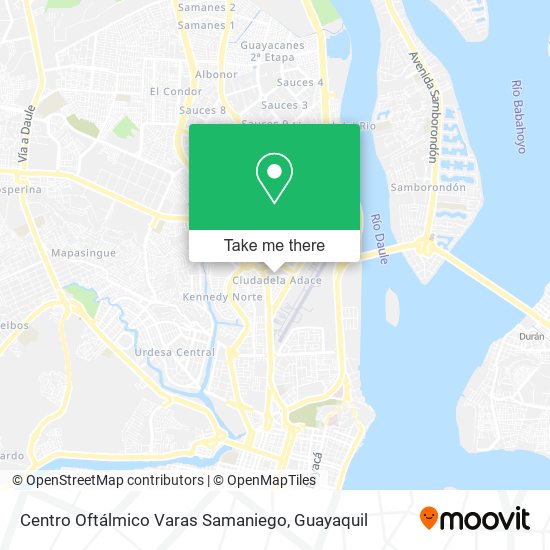 Centro Oftálmico Varas Samaniego map