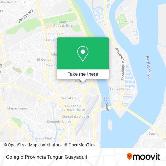 Colegio Provincia Tungur map