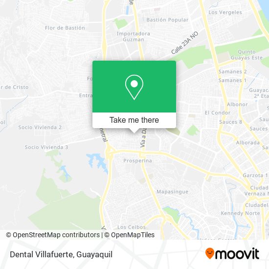 Dental Villafuerte map