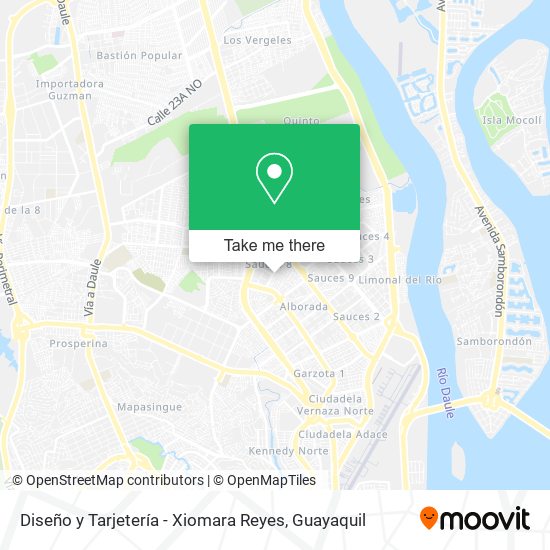 Diseño y Tarjetería - Xiomara Reyes map