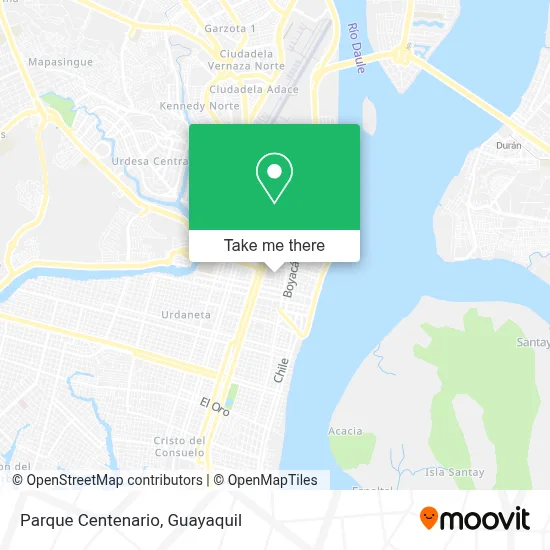 Parque Centenario map