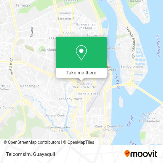 Telcomsim map