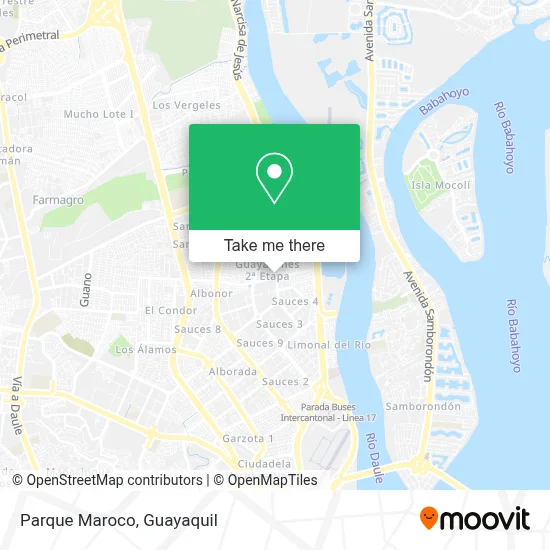 Parque Maroco map