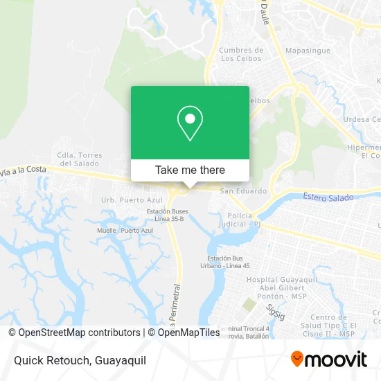 Quick Retouch map