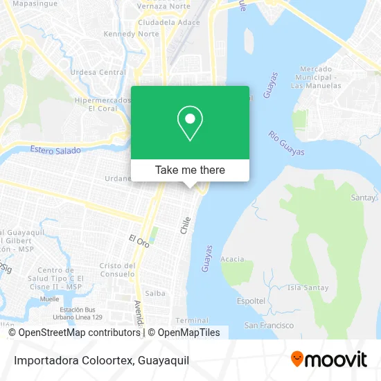 Importadora Coloortex map