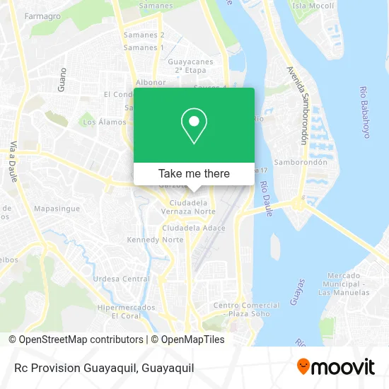 Rc Provision Guayaquil map