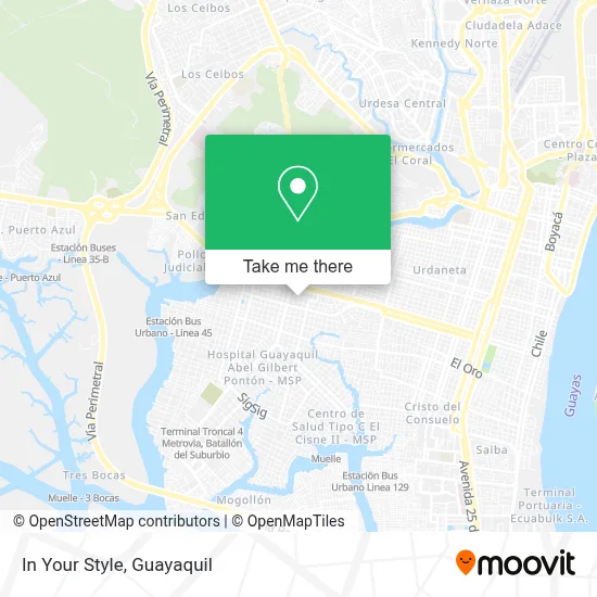 In Your Style map