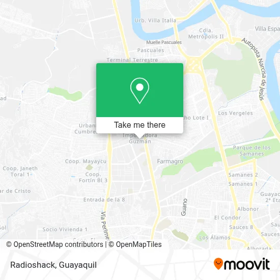 Radioshack map