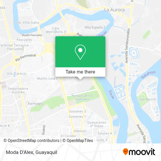 Moda D'Alex map