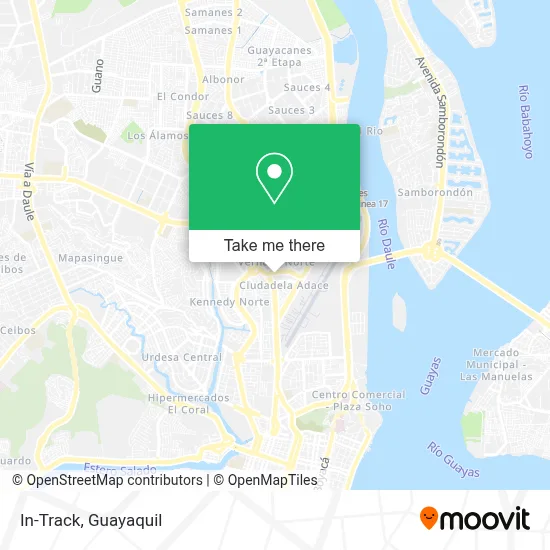 In-Track map