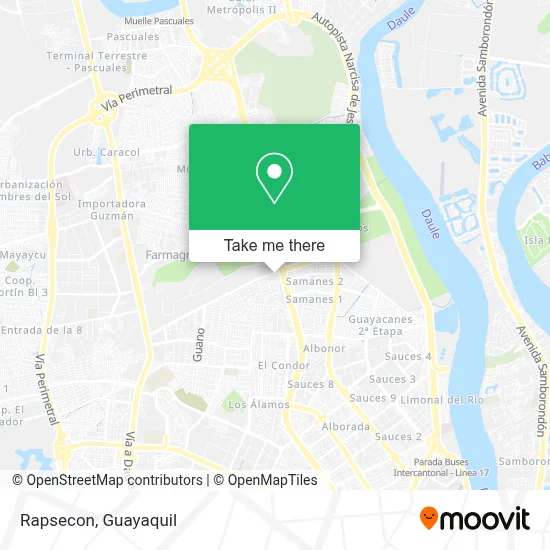 Rapsecon map