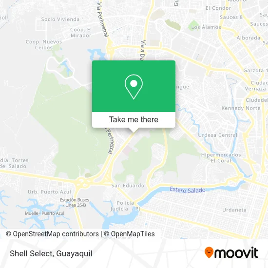 Shell Select map