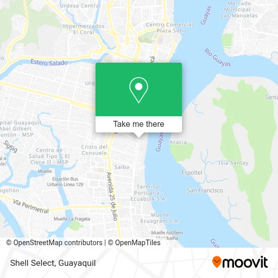 Shell Select map
